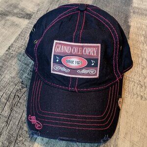 Grand Ole Opry Hat Nashville Tennessee Baseball Cap Black Cotton